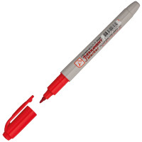 Маркер перманентный Crown "Multi Marker Super Slim" красный, пулевидный, 1мм, 207902