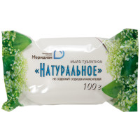 Мыло туалетное Меридиан "Натуральное", 100г, флоу-пак, 281626 Мыло туалетное Меридиан "Натуральное", 100г, флоу-пак, 281626