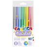Фломастеры Carioca "Pastel", 08цв., смываемые, ПВХ, европодвес, 302282 Фломастеры Carioca