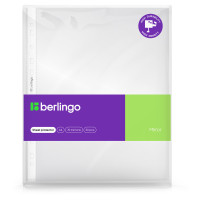 Папка-вкладыш с перфорацией Berlingo "Mirror", А4, 70мкм, глянцевая, в пакете, 100 штук, 358893
