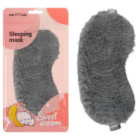 Маска для сна MESHU "Graphite softness", пакет zip-lock, европодвес, 368933