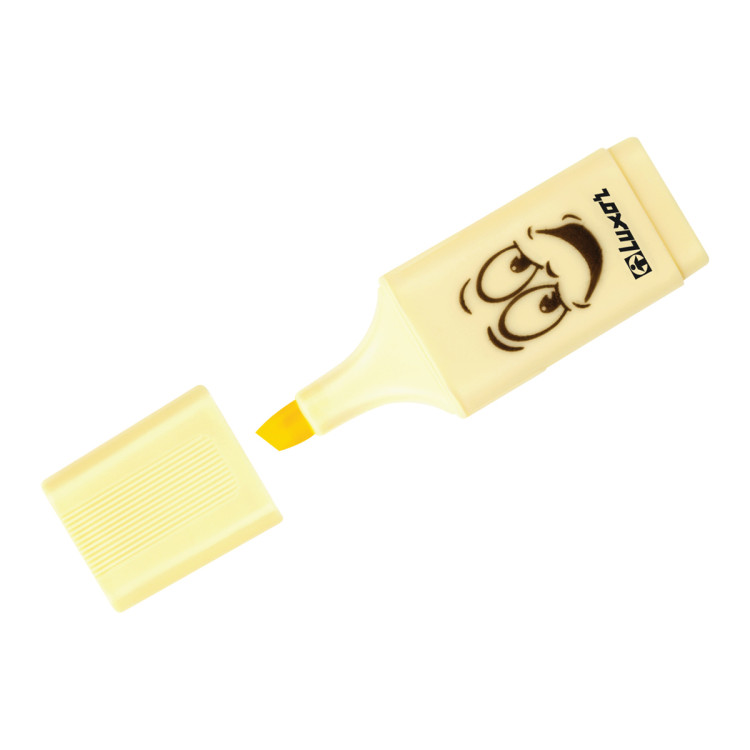 Текстовыделители Luxor "Eyeliter Pastel" пастельный желтый, 1-4,5мм, 338390