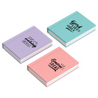 Ластик Berlingo "Notebook", термопластичная резина, цвета ассорти, 48*34*8мм, 24 штук, 285495