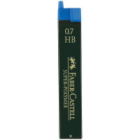 Грифели для механических карандашей Faber-Castell "Super-Polymer", 12шт., 0,7мм, HB, 286019