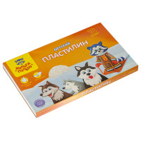 Пластилин Мульти-Пульти "Енот на Аляске", 18 цветов, 270г, со стеком, картон, 236491 Пластилин Мульти-Пульти "Енот на Аляске", 18 цветов, 270г, со стеком, картон, 236491