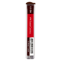Грифели для механических карандашей Faber-Castell "Polymer", 12шт., 0,5мм, 2H, 286024