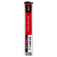 Грифели для механических карандашей Faber-Castell "Polymer", 12шт., 0,5мм, B, 286025