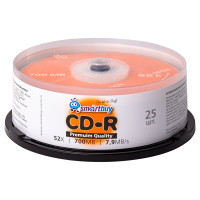 Диск CD-R 700Mb Smart buy 52x Cake Box (25шт), 386325 Диск CD-R 700Mb Smart buy 52x Cake Box (25шт), 386325