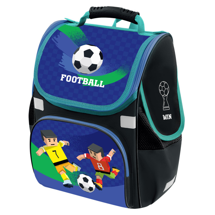 Ранец F?rst Junior "Football" 37*28*21см, 1 отделение, 3 кармана, анатомическая спинка, 388128