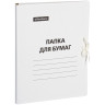 Папка для бумаг с завязками OfficeSpace, картон немелованный, 380г/м2, белый, до 400л., 300662