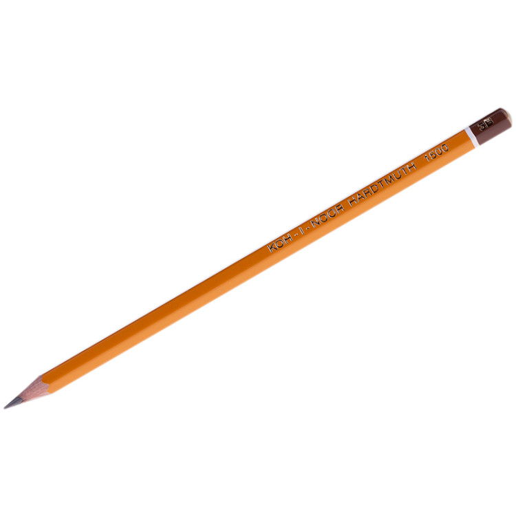 Карандаш ч/г Koh-I-Noor "1500" 3В, заточен., 025666 Карандаш ч/г Koh-I-Noor "1500" 3В, заточен., 025666