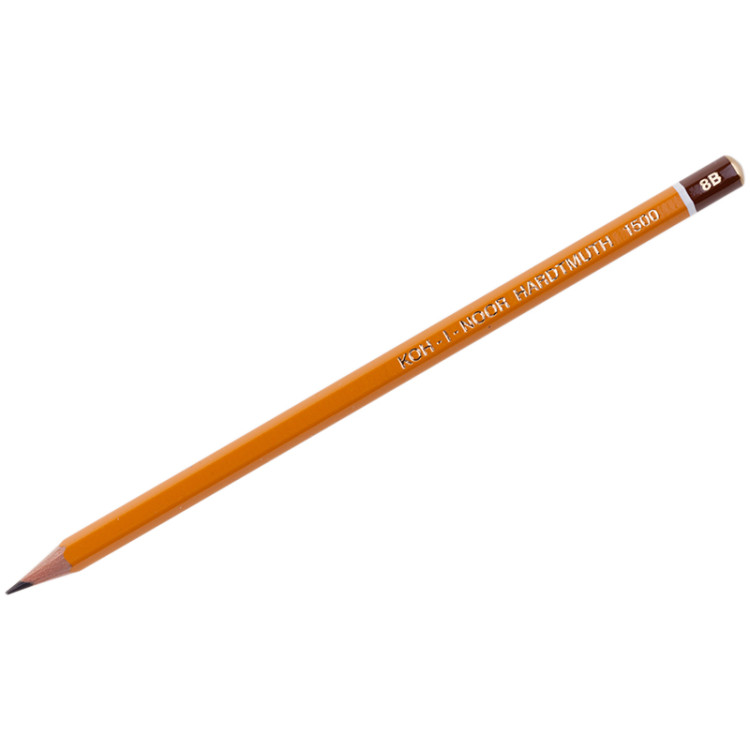 Карандаш ч/г Koh-I-Noor "1500" 8В, заточен., 025671 Карандаш ч/г Koh-I-Noor "1500" 8В, заточен., 025671
