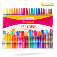Карандаши восковые Crown "ArtStory", 20цв., выкручивающийся стержень, ПВХ, европодвес, 225401 Карандаши восковые Crown "ArtStory", 20цв., выкручивающийся стержень, ПВХ, европодвес, 225401