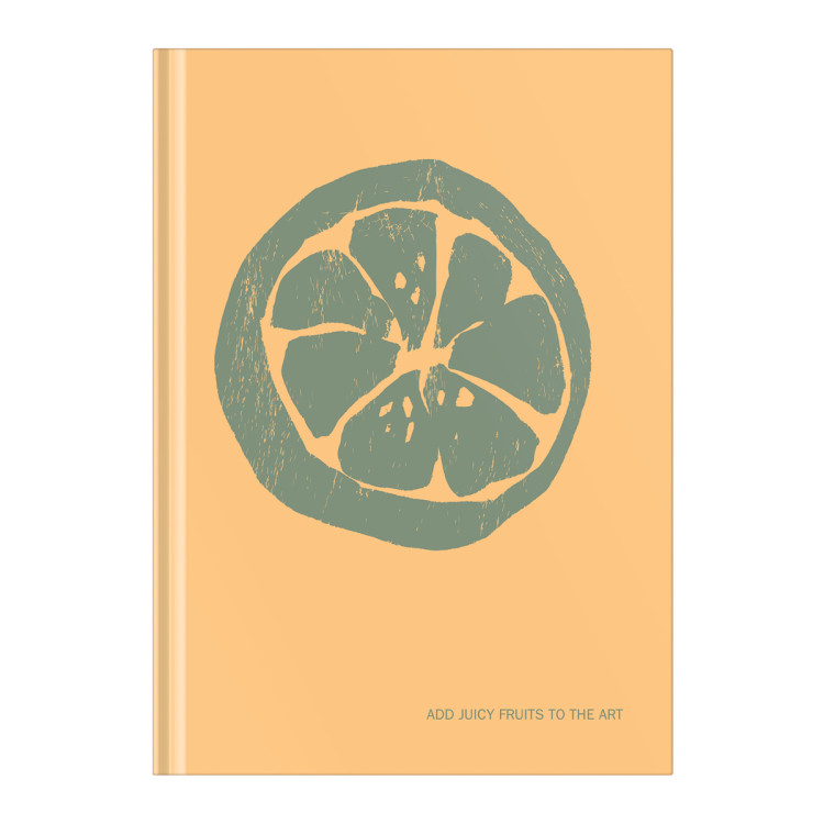 Записная книжка А5 64л. BG "Juicy fruits", soft-touch ламинация, блок-еженедельник, 342955