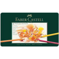 Карандаши цветные художественные Faber-Castell "Polychromos", 36цв., заточен., метал. коробка, 285922 Карандаши цветные художественные Faber-Castell "Polychromos", 36цв., заточен., метал. коробка, 285922