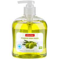 Мыло-крем жидкое OfficeClean "Нежное", антибактериальное, с маслом оливы, с дозатором, 500мл, 281354 Мыло-крем жидкое OfficeClean "Нежное", антибактериальное, с маслом оливы, с дозатором, 500мл, 281354