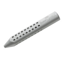 Ластик Faber-Castell "Grip 2001", трехгранный, серый, 90*15*15мм, 286070