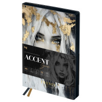Ежедневник датированный 2027г., А6+, 176л., мягкий переплет, кожзам, BG "Accent",взгляд, фольгированный срез, 390412 Ежедневник датированный 2027г., А6+, 176л., мягкий переплет, кожзам, BG "Accent",взгляд, фольгированный срез, 390412
