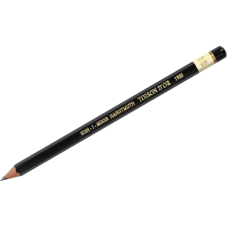 Карандаш ч/г Koh-I-Noor "Toison D`or 1900" 6B, заточен., 321824 Карандаш ч/г Koh-I-Noor "Toison D`or 1900" 6B, заточен., 321824