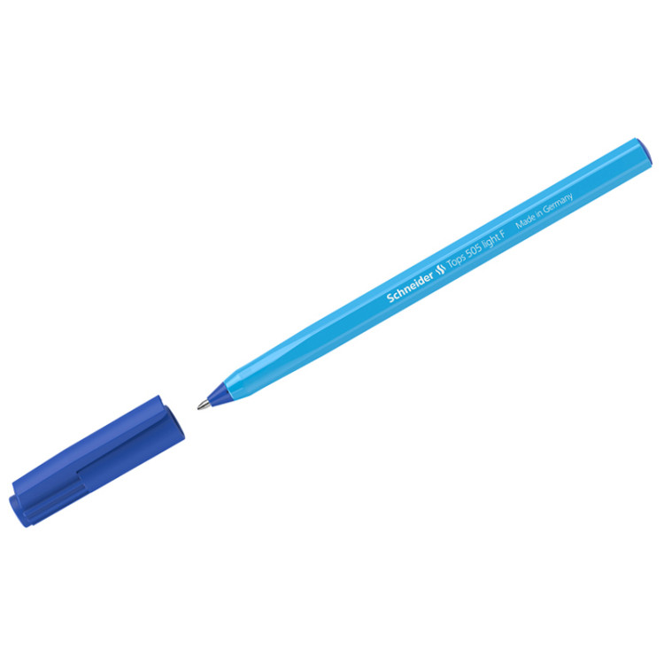 Ручка шариковая Schneider "Tops 505 F Light Blue" синяя, 0,8мм, голубой корпус, 50 штук, 304942 Ручка шариковая Schneider "Tops 505 F Light Blue" синяя, 0,8мм, голубой корпус, 50 штук, 304942
