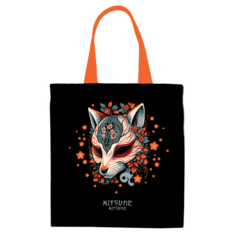 Сумка-шоппер MESHU "Kitsune", 33*40см, канвас, с карманом, 367766