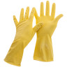 Перчатки резиновые хозяйственные OfficeClean Универсальные, разм. М, желтые, пакет с европодвесом, 248569