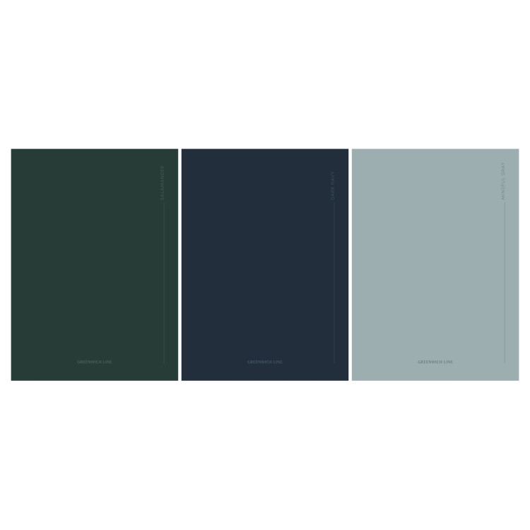 Тетрадь 80л., А4, клетка GreenwichLine "Solid colors", матовая ламинация, 70г/м2, 3 штук, 360386