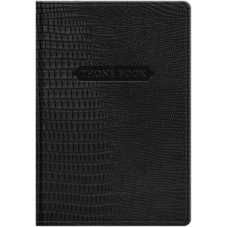 Телефонная книга А5, 80л., кожзам, BG "Reptile. Onyx", с вырубкой, 373788 Телефонная книга А5, 80л., кожзам, BG "Reptile. Onyx", с вырубкой, 373788