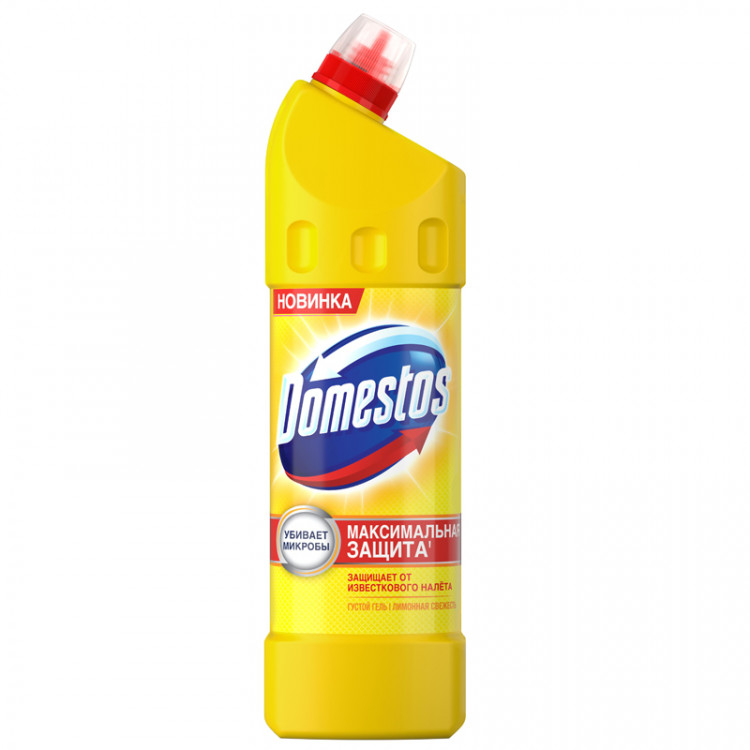 Чистящее средство универсальное Domestos "Лимонная свежесть", гель, 1л, 144226