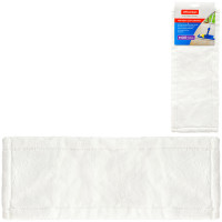 Насадка МОП для швабры OfficeClean Professional карманы\уши, 40*12см, микрофибра, белая, 303081