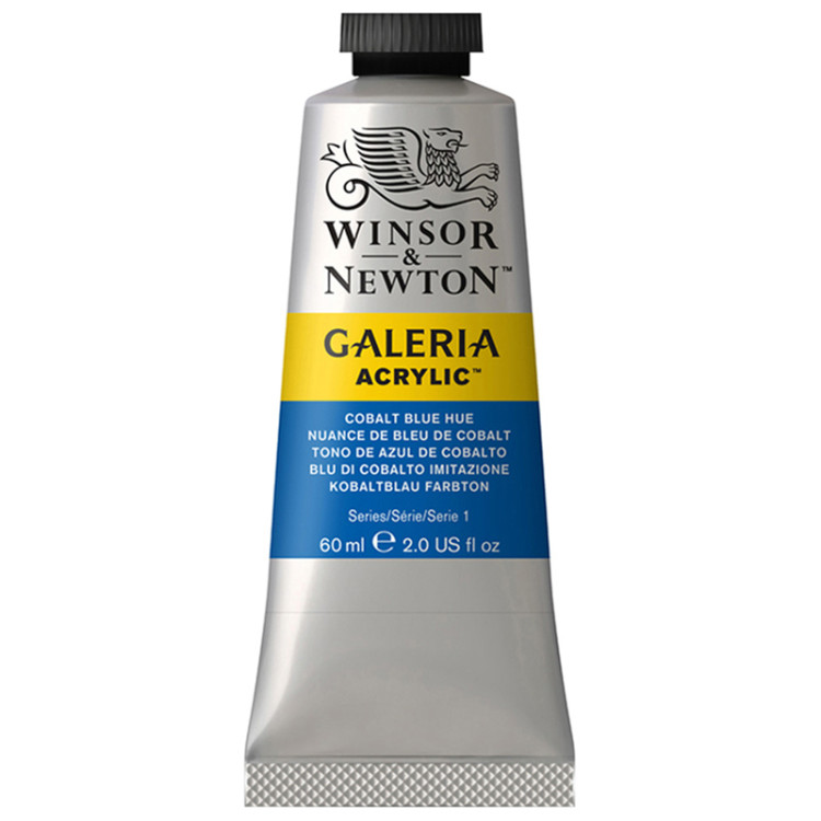 Краска акриловая художественная Winsor&Newton "Galeria", 60мл, туба, синий кобальт, 316263 Краска акриловая художественная Winsor&Newton "Galeria", 60мл, туба, синий кобальт, 316263