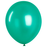 Воздушные шары,  50шт., М12/30см, MESHU, металлик, зеленый, 362808