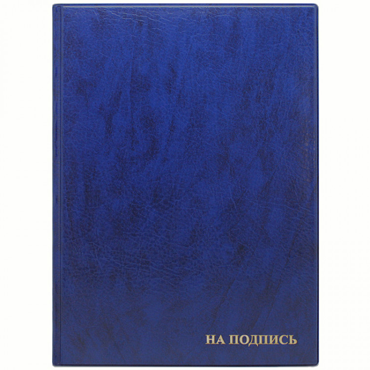 Папка адресная "На подпись" ДПС, 235*320, ПВХ, синий, инд. упаковка, 270673 Папка адресная "На подпись" ДПС, 235*320, ПВХ, синий, инд. упаковка, 270673
