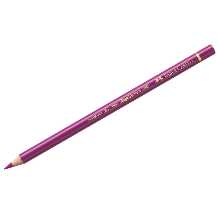 Карандаш художественный Faber-Castell "Polychromos", цвет 125 пурпурно-розовый средний, 289807