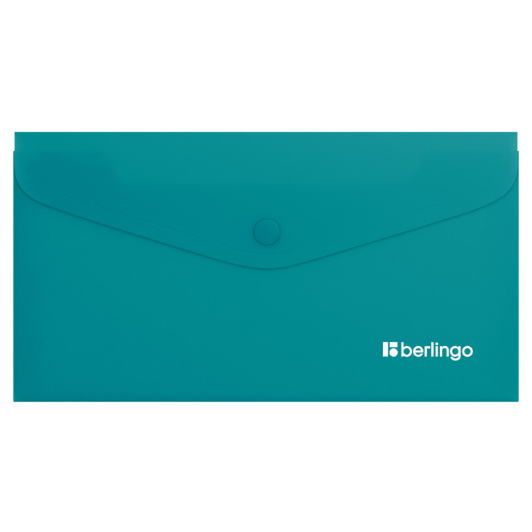 Папка-конверт на кнопке Berlingo "Soft Touch", C6, 200мкм, софт-тач, бирюзовая, 12 штук, 369437 Папка-конверт на кнопке Berlingo "Soft Touch", C6, 200мкм, софт-тач, бирюзовая, 12 штук, 369437