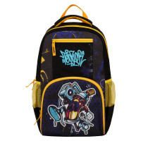 Рюкзак ArtSpace School "Graffiti", 44*31*16см, 1 отделение, 4 кармана, уплотн. спинка, 348828 Рюкзак ArtSpace School "Graffiti", 44*31*16см, 1 отделение, 4 кармана, уплотн. спинка, 348828