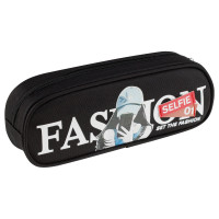 Пенал мягкий 225*95*50 MESHU "Fashion", 2 отделения, полиэстер, 378969