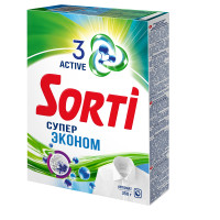 Порошок для машинной стирки Sorti "Супер Эконом", 350г, 284956 Порошок для машинной стирки Sorti "Супер Эконом", 350г, 284956