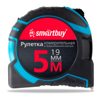 Рулетка измерительная Smartbuy, 5м*19мм, прорезиненный корпус, 2 фиксатора, усиленный зацеп, 384298 Рулетка измерительная Smartbuy, 5м*19мм, прорезиненный корпус, 2 фиксатора, усиленный зацеп, 384298