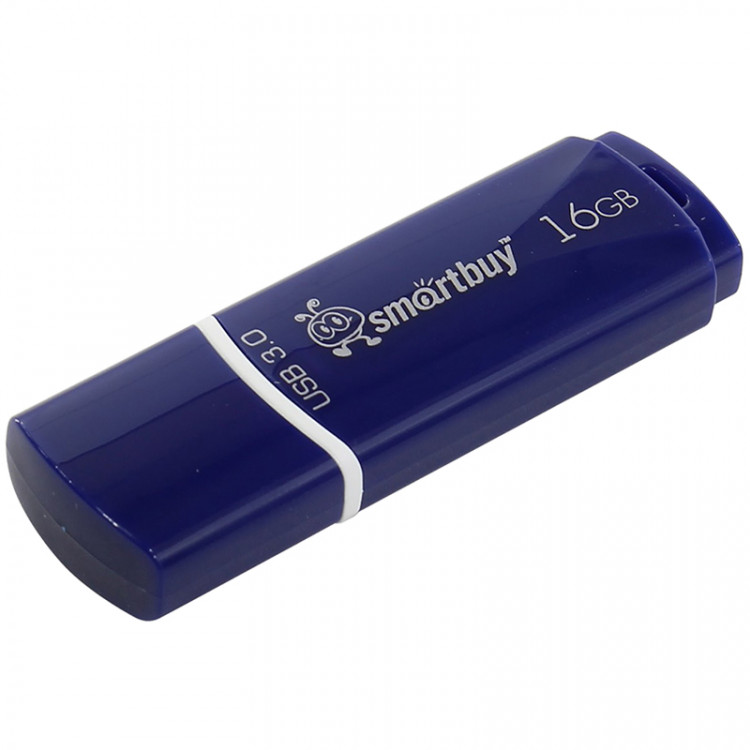 Память Smart Buy "Crown"  16GB, USB 3.0 Flash Drive, синий, 248790