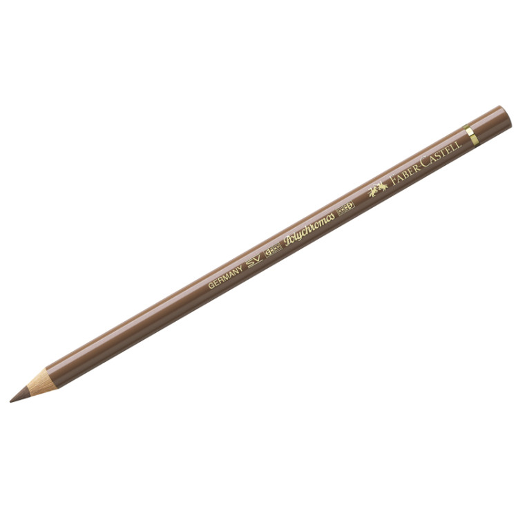 Карандаш художественный Faber-Castell "Polychromos", цвет 179 темно-коричневый, 289854 Карандаш художественный Faber-Castell "Polychromos", цвет 179 темно-коричневый, 289854