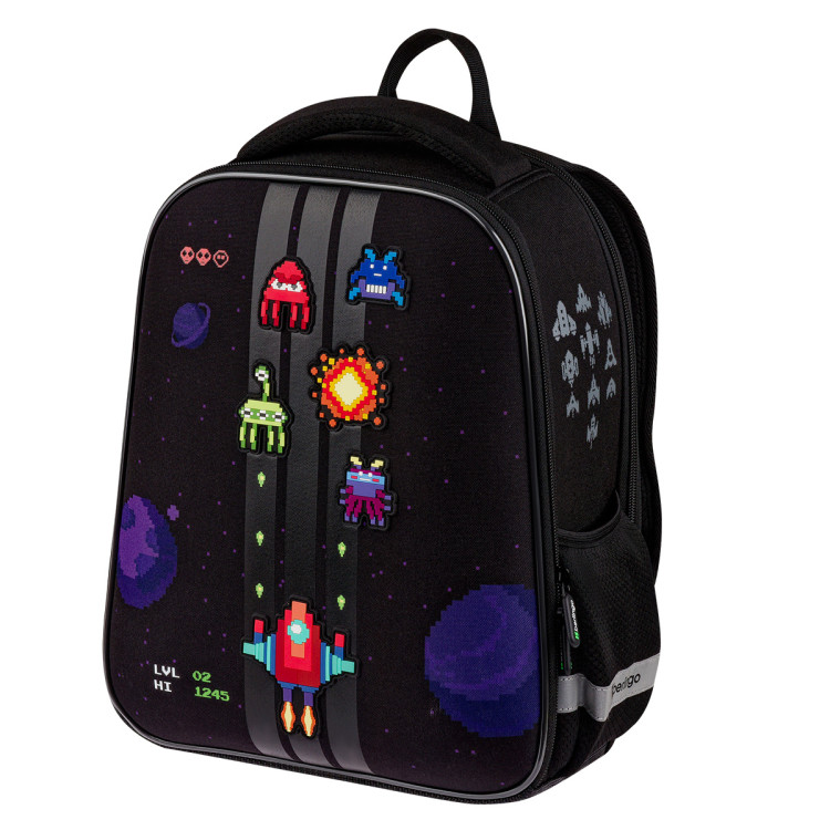 Ранец Berlingo Expert Mini "Space Battle" 36*27*14см, 2 отделения, 2 кармана, анатомическая спинка, 379064