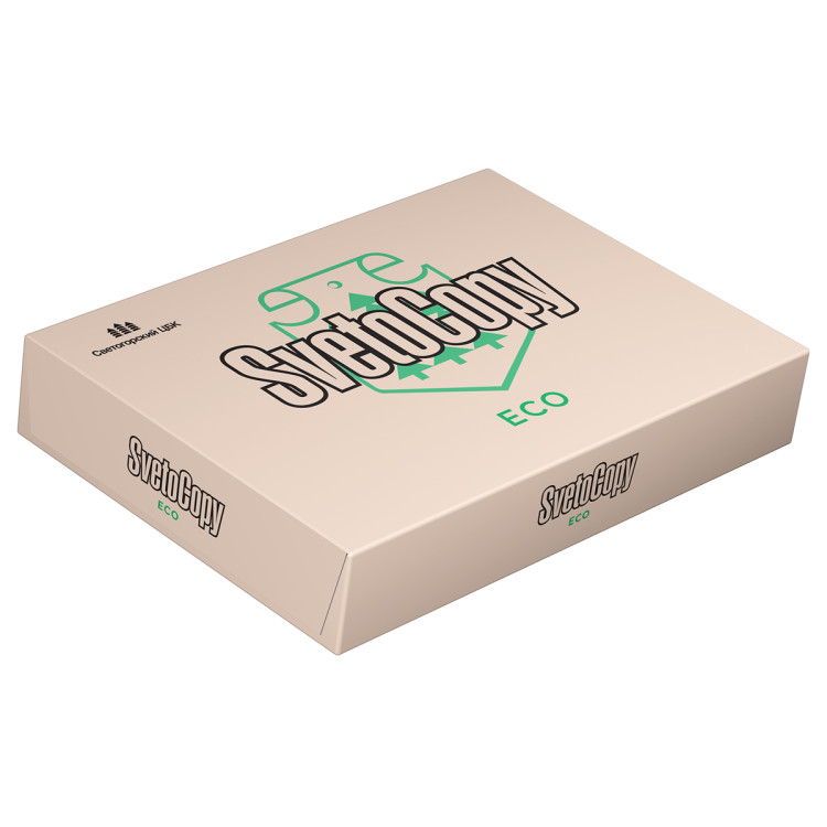 Бумага SvetoCopy "Eco", А4, 80г/м2, 500л., 60%, 341729