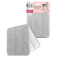 Насадка МОП для швабры York "Handy", микрофибра, плоский МОП, 320*120мм, 319722 Насадка МОП для швабры York "Handy", микрофибра, плоский МОП, 320*120мм, 319722