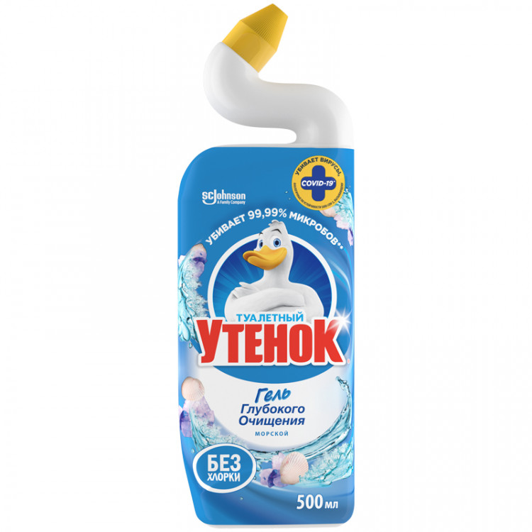 Средство для туалета Туалетный утенок "Морской", 5в1, 500мл, 275362 Средство для туалета Туалетный утенок "Морской", 5в1, 500мл, 275362