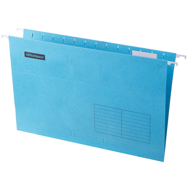 Подвесная папка OfficeSpace Foolscap (365*240мм), синяя, 10 штук, 296362 Подвесная папка OfficeSpace Foolscap (365*240мм), синяя, 10 штук, 296362