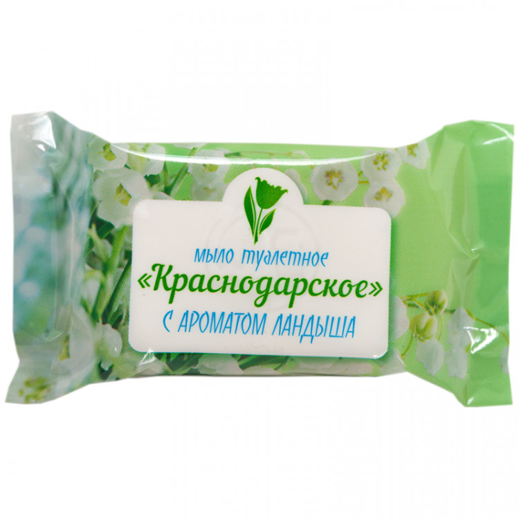 Мыло туалетное Меридиан "Краснодарское. Ландыш", 100г, флоу-пак, 281622 Мыло туалетное Меридиан "Краснодарское. Ландыш", 100г, флоу-пак, 281622