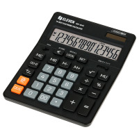 Калькулятор настольный Eleven SDC-664S, 16 разрядов, двойное питание, 155*205*36мм, черный, 339208 Калькулятор настольный Eleven SDC-664S, 16 разрядов, двойное питание, 155*205*36мм, черный, 339208